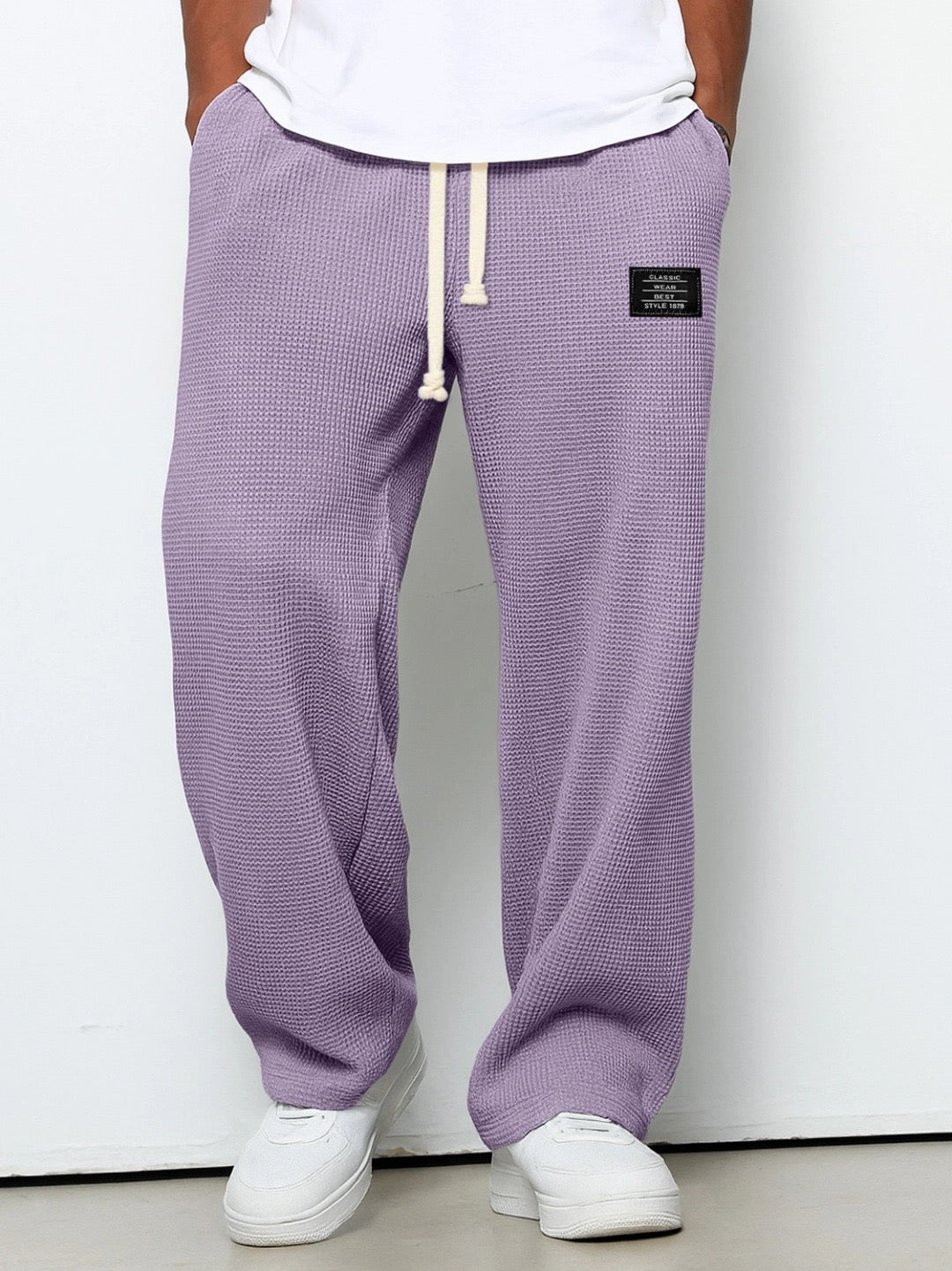 Pantalon décontracté pour hommes avec taille ajustable
