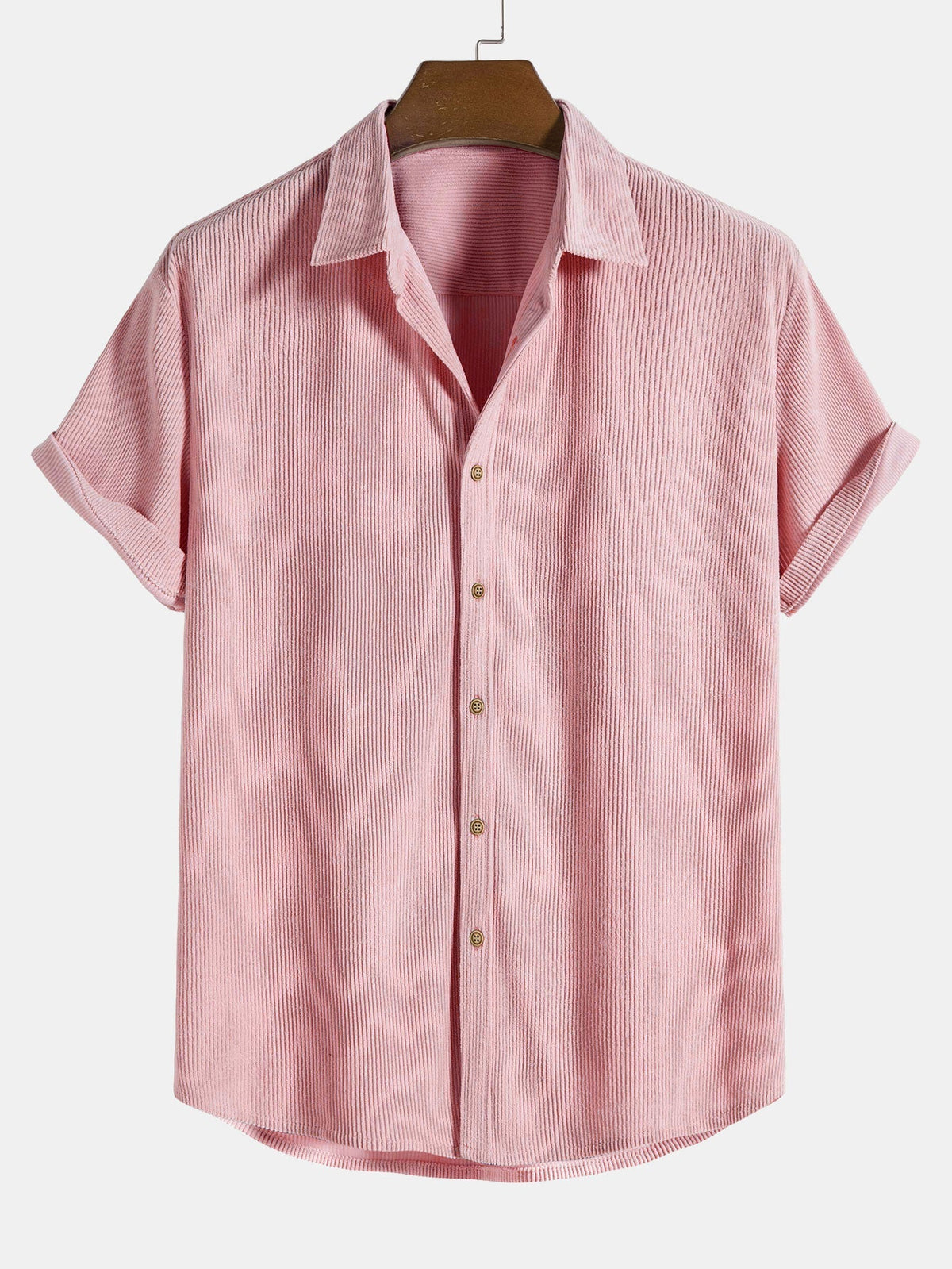 Chemise à boutons en velours côtelé et shorts Régulier Matteo™