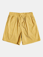 Chemise à boutons en velours côtelé et shorts Régulier Matteo™