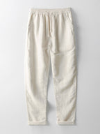 Ensemble chemise cubaine et pantalon en lin Geométrico™
