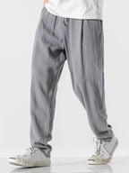 Pantalon sarouel en lin et coton Hugo™