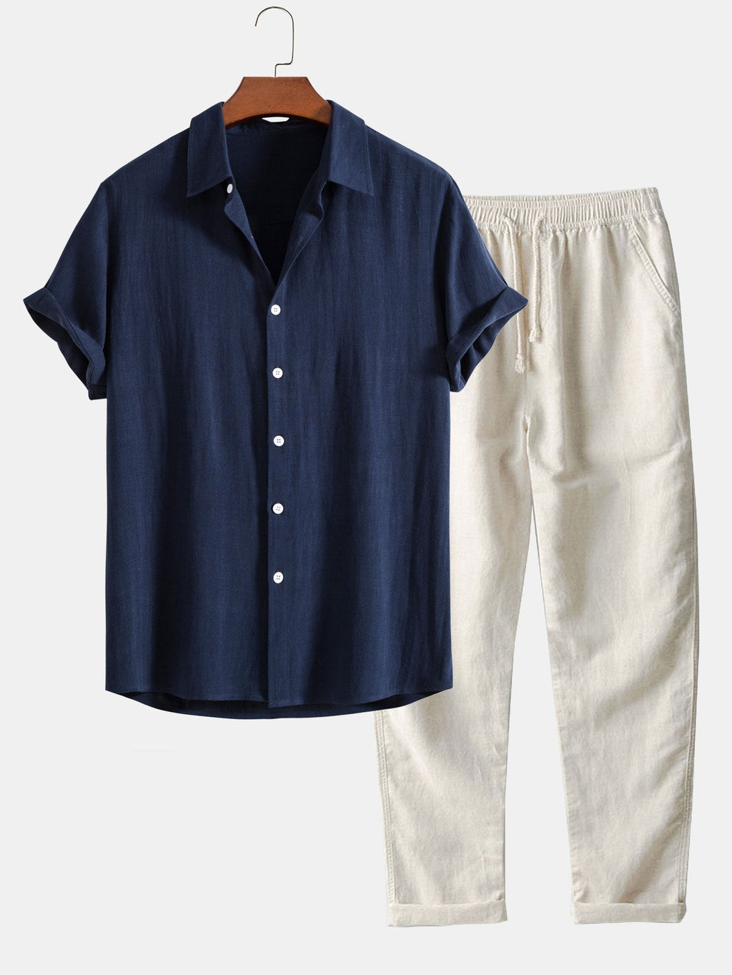 Ensemble chemise et pantalon en lin Mélange™
