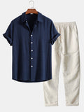 Ensemble chemise et pantalon en lin Mélange™