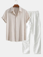 Ensemble chemise et pantalon en lin Mélange™