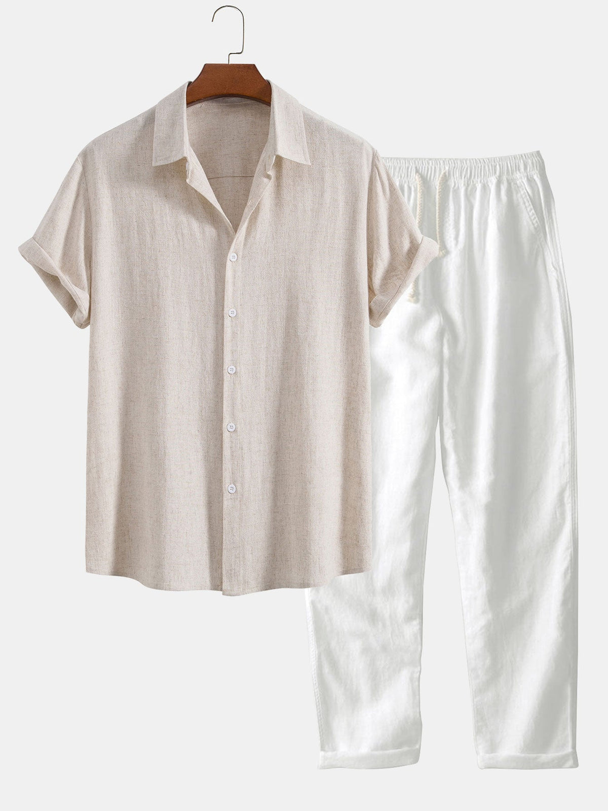 Ensemble chemise et pantalon en lin Mélange™