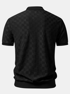 Polo en maille à col en V Damiano™