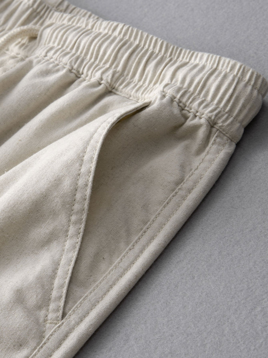 Ensemble chemise à rayures effet lin et pantalon droit en lin Lorenzo™