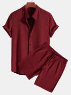 Chemise côtelée muscle fit et shorts™