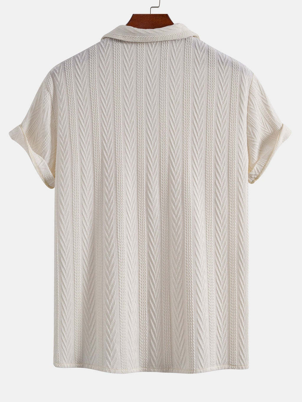 Ensemble chemise cubaine en jacquard texturé et pantalon décontracté Lorenzo™