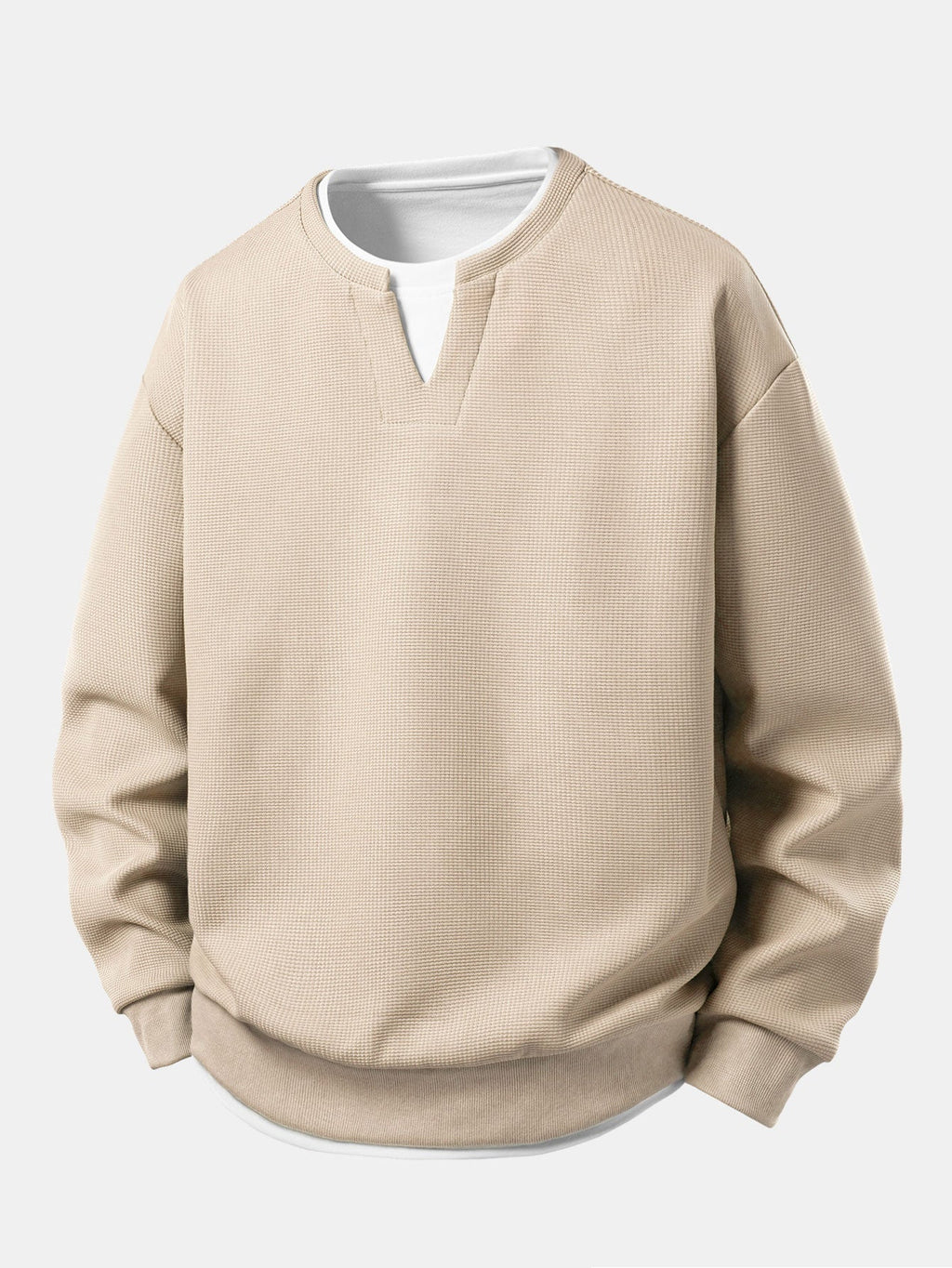 Sweat-shirt 2-en-1 à col cranté Hugo™