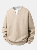 Sweat-shirt 2-en-1 à col cranté Hugo™