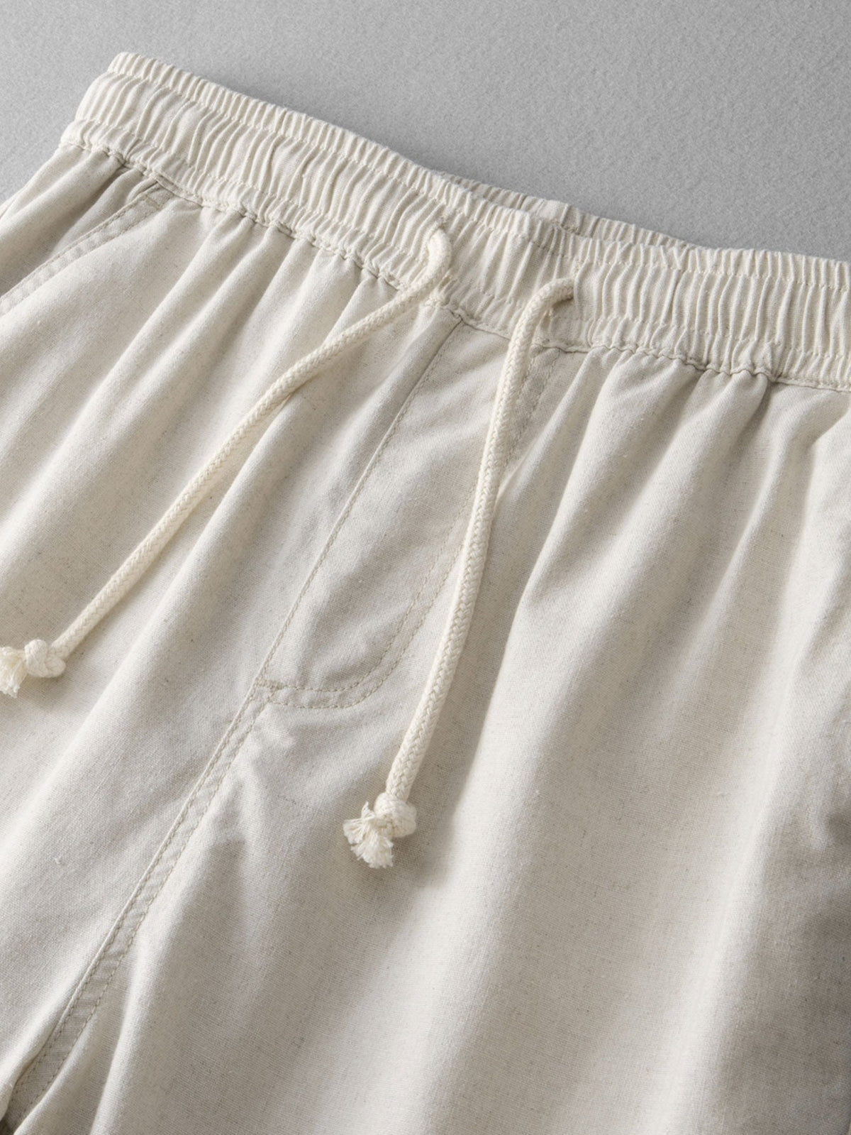 Ensemble chemise à rayures effet lin et pantalon droit en lin Lorenzo™
