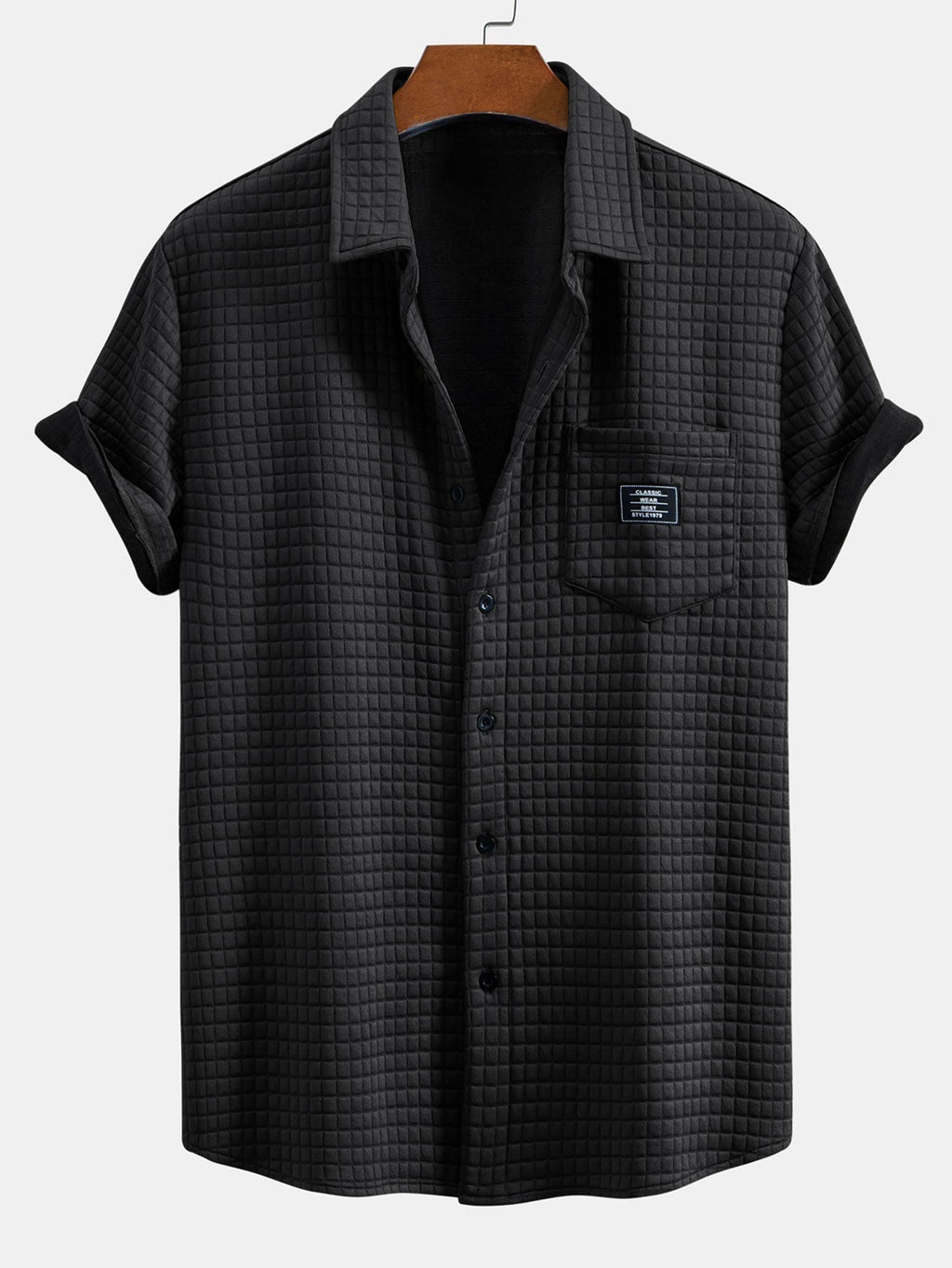 Ensemble chemise et pantalon jogger gaufré Hugo™