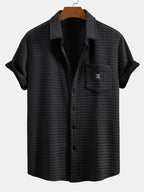 Ensemble chemise et pantalon jogger gaufré Hugo™