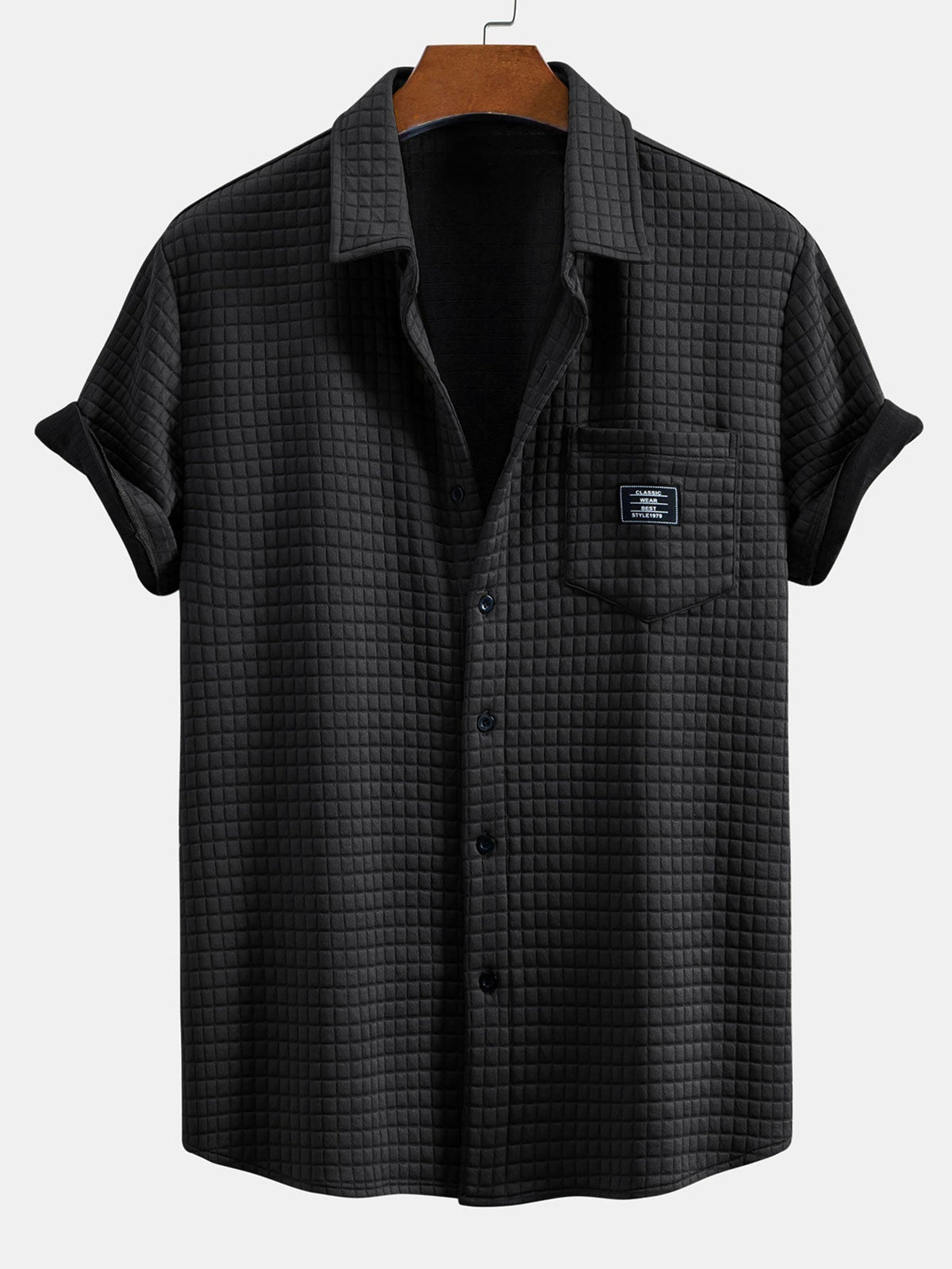 Ensemble chemise et pantalon jogger gaufré Hugo™
