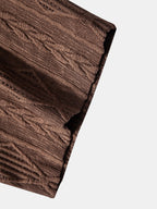 Chemise cubaine en jacquard géométrique Hugo™
