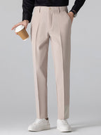 Ensemble chemise en maille jacquard et pantalon fuselé Slim™