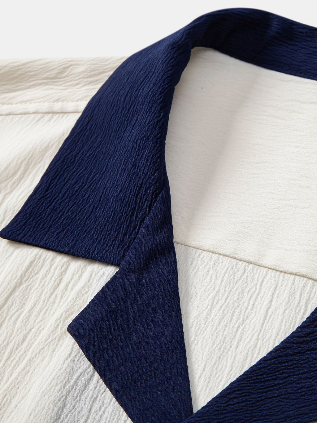 Ensemble chemise cubaine et pantalon droit Texturé™