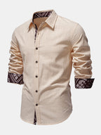 Chemise en coton imprimé cachemire Hugo™