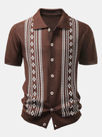 Chemise en maille jacquard florale Hugo™