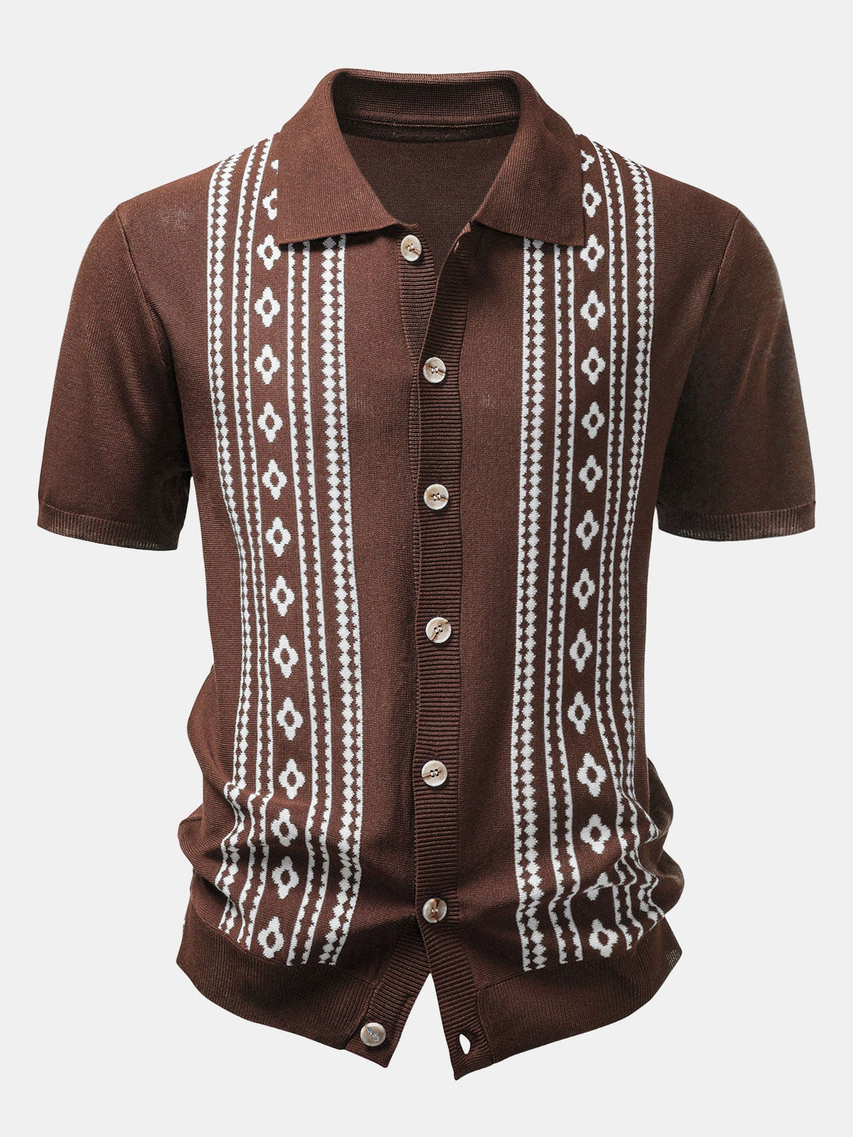 Chemise en maille jacquard florale Hugo™