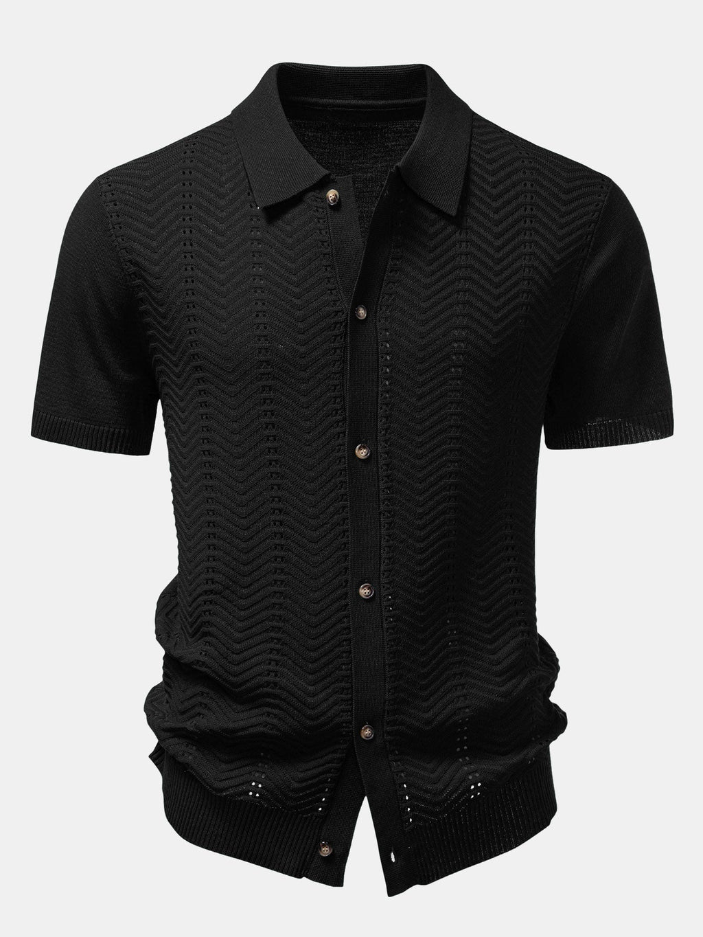 Chemise en jacquard texturé à boutons Marco™