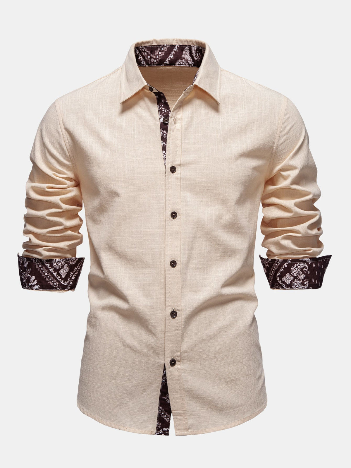 Chemise en coton imprimé cachemire Hugo™
