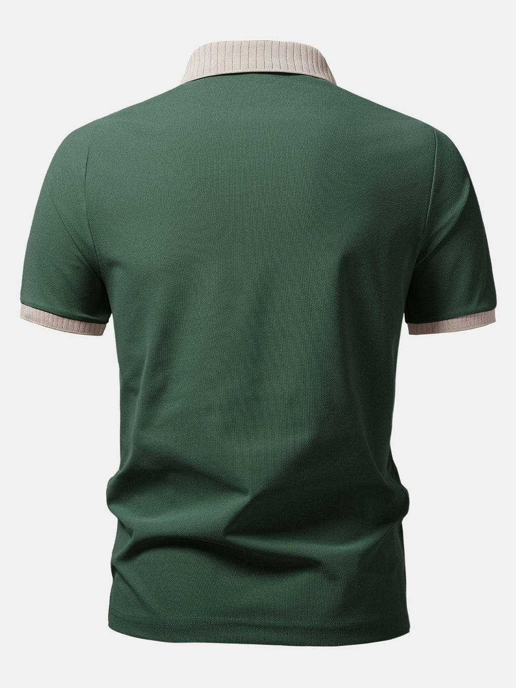 Polo à manches raglan en polyester contrasté Olivier™