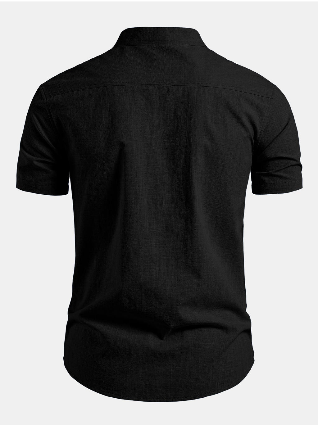 Chemise à col montant en coton léger Hugo™