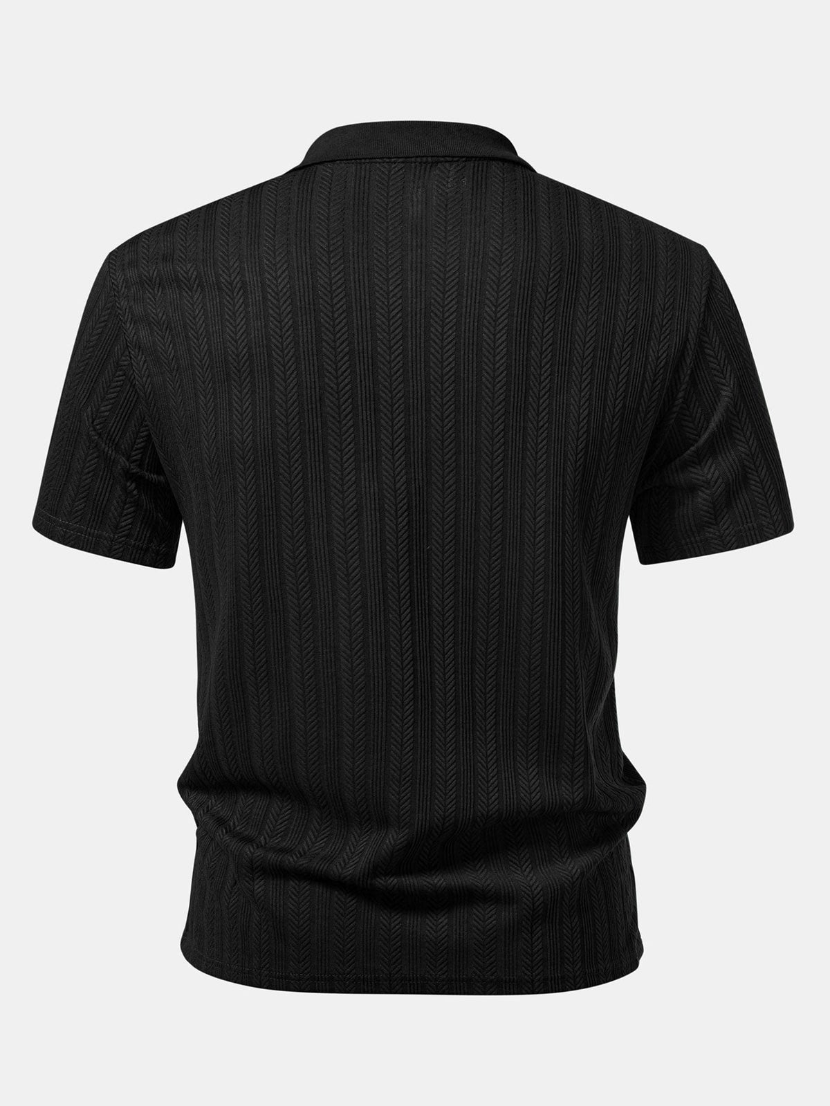 Polo texturé à fermeture éclair Hugo™