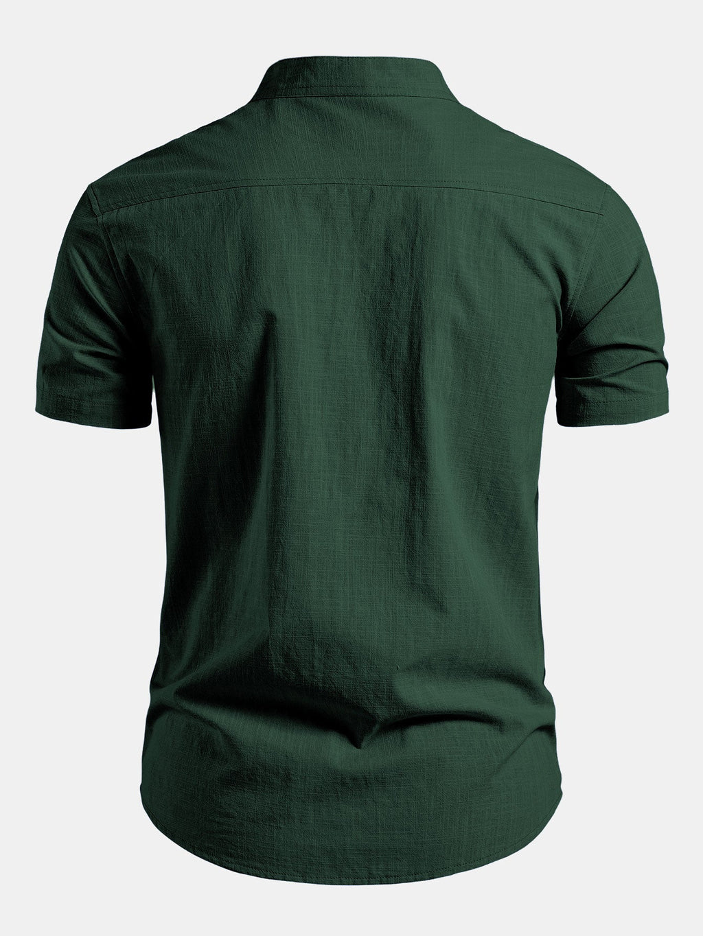Chemise à col montant en coton léger Hugo™