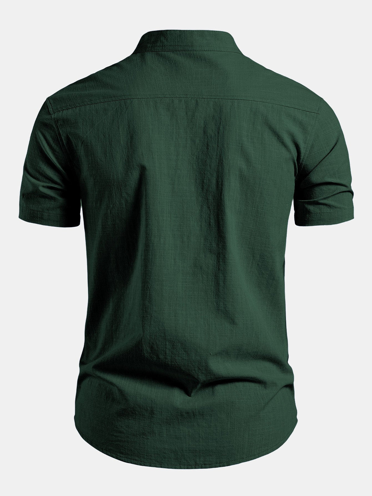 Chemise à col montant en coton léger Hugo™