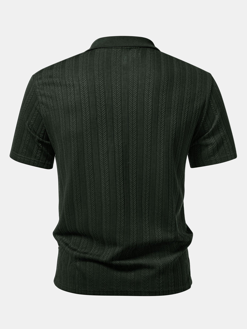 Polo texturé à fermeture éclair Hugo™