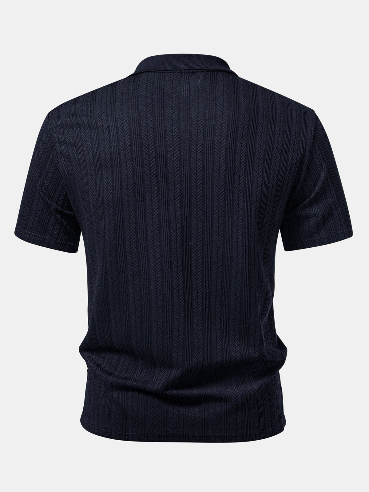 Polo texturé à fermeture éclair Hugo™