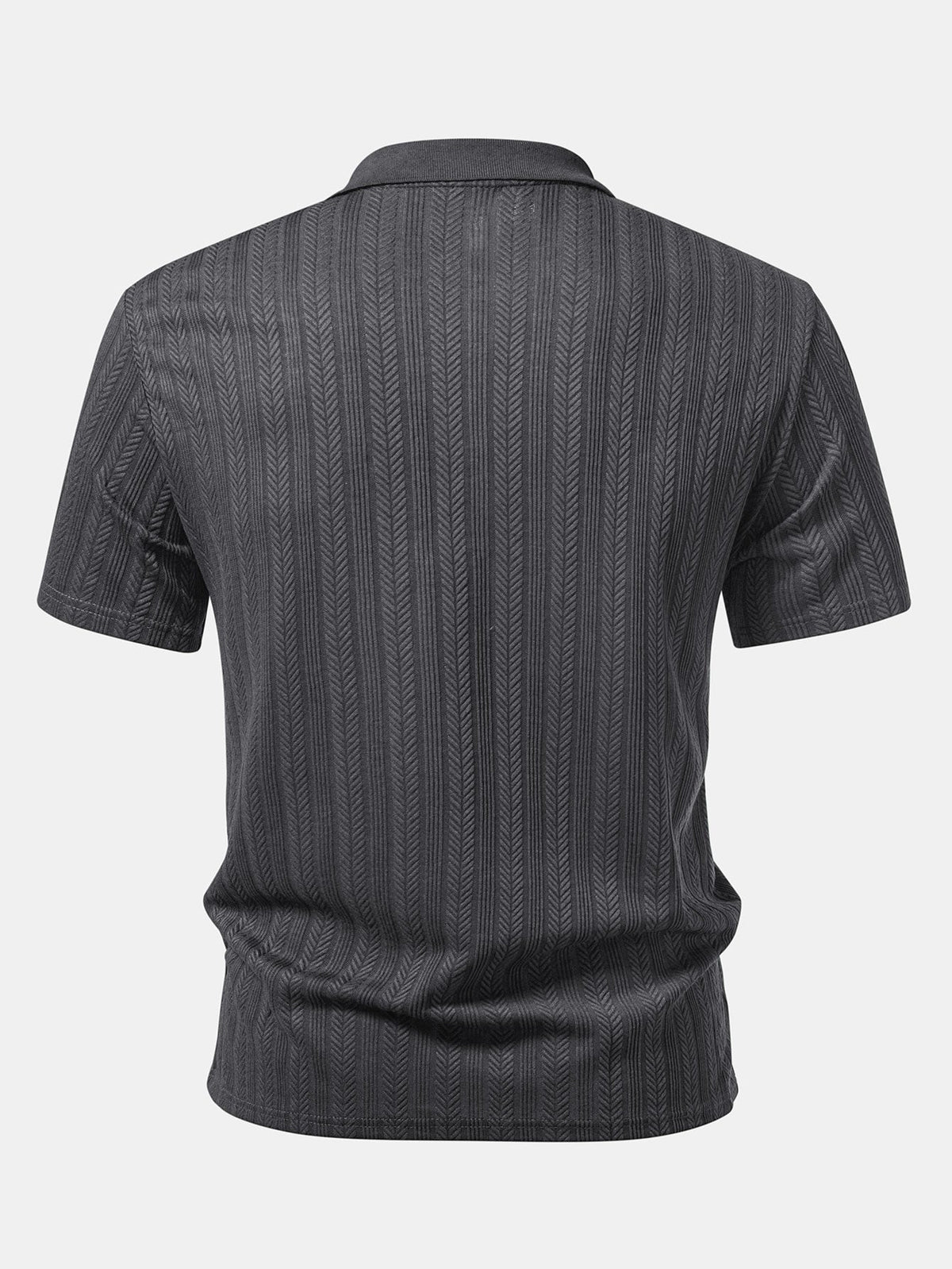 Polo texturé à fermeture éclair Hugo™