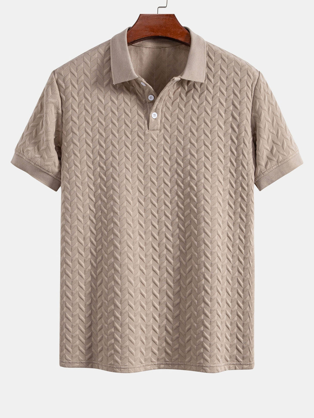 Polo en jacquard chevron Hugo™