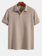 Polo en jacquard chevron Hugo™