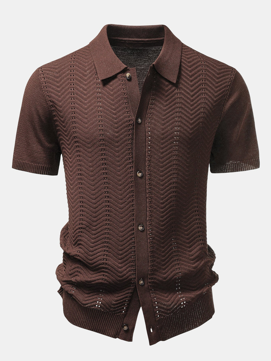 Chemise en jacquard texturé à boutons Marco™