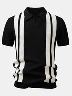 Ensemble polo à col Johnny rayé et pantalon côtelé Lorenzo™