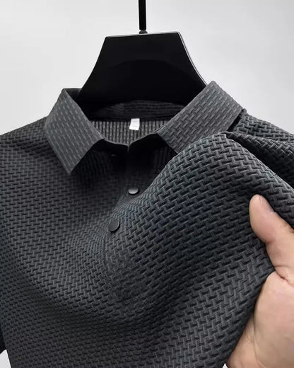 Prestigio : Polo texturé à coupe ajustée