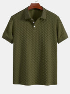Polo en jacquard chevron Hugo™
