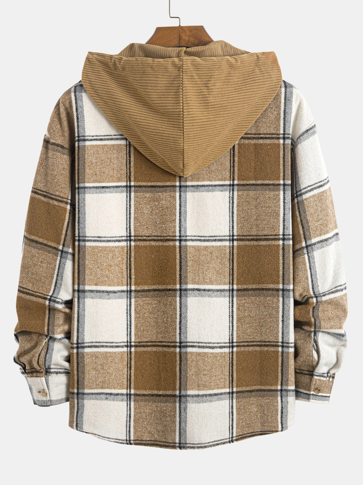 Chemise à capuche en velours côtelé décontractée Marco™