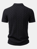Ensemble chemise en maille jacquard et pantalon fuselé Slim™