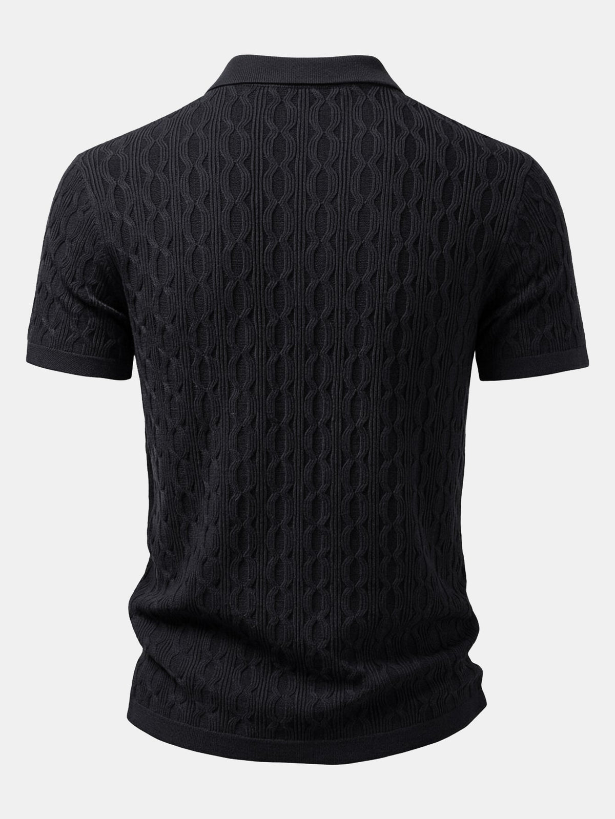 Ensemble chemise en maille jacquard et pantalon fuselé Slim™