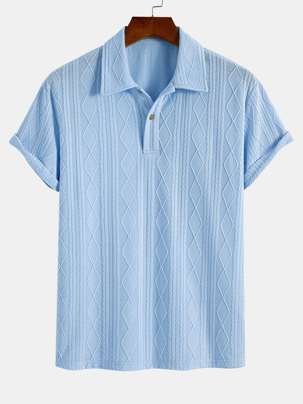 Polo en jacquard géométrique Regular Hugo™
