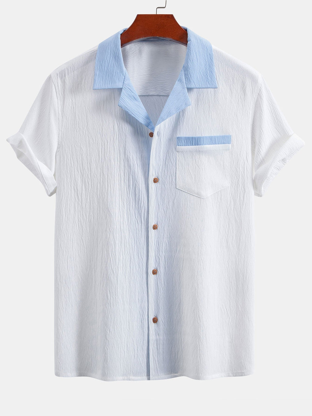 Ensemble chemise cubaine et pantalon droit Texturé™