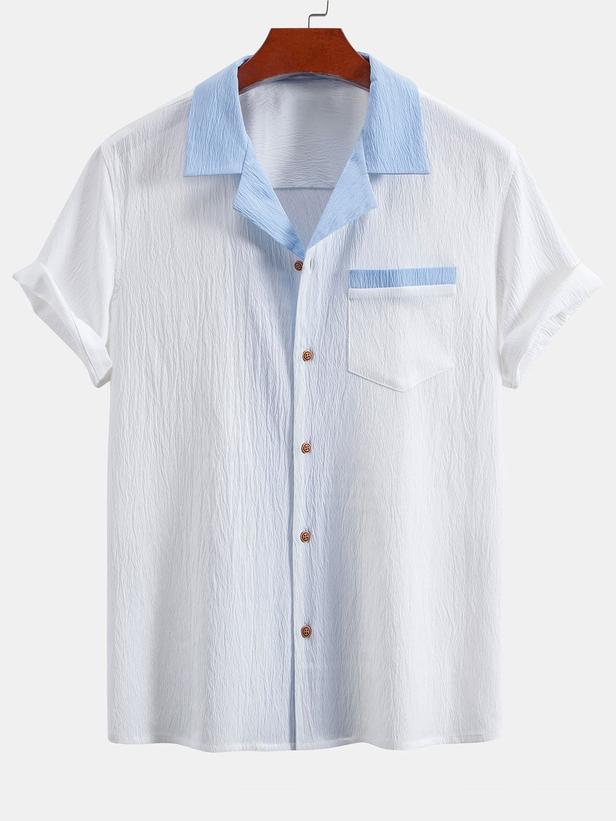 Ensemble chemise cubaine et pantalon droit Texturé™