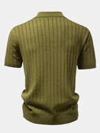 Chemise en maille ajourée à rayures Marco™