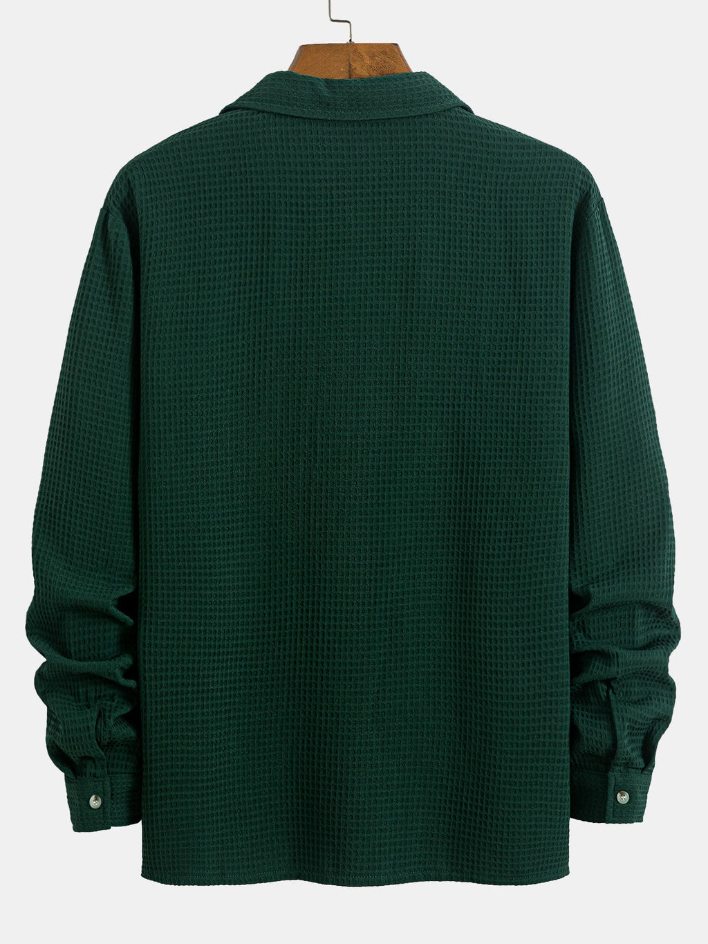 Chemise à manches longues en tissu gaufré Hugo™