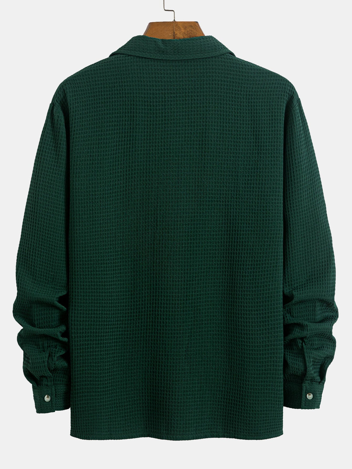 Chemise à manches longues en tissu gaufré Hugo™